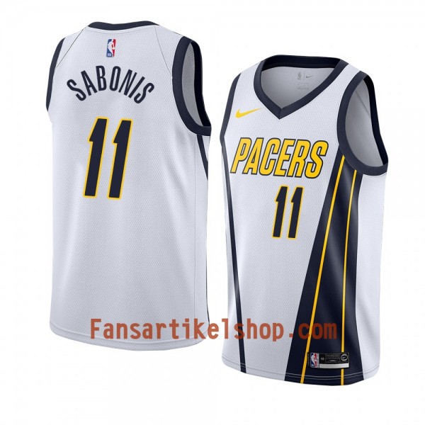 Indiana Pacers Trikot Domantas Sabonis 11 2018-19 Nike Weiß Swingman - Herren Indiana Pacers Trikot Domantas Sabonis 11 2018-19 Nike Weiß Swingman - Herren